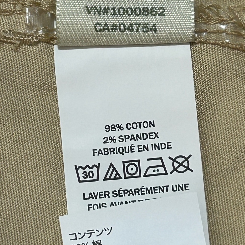 NEW L.L. Bean Quality Women's Tan Straight Leg Cargo Pants Size 24W - Picture 7 of 11